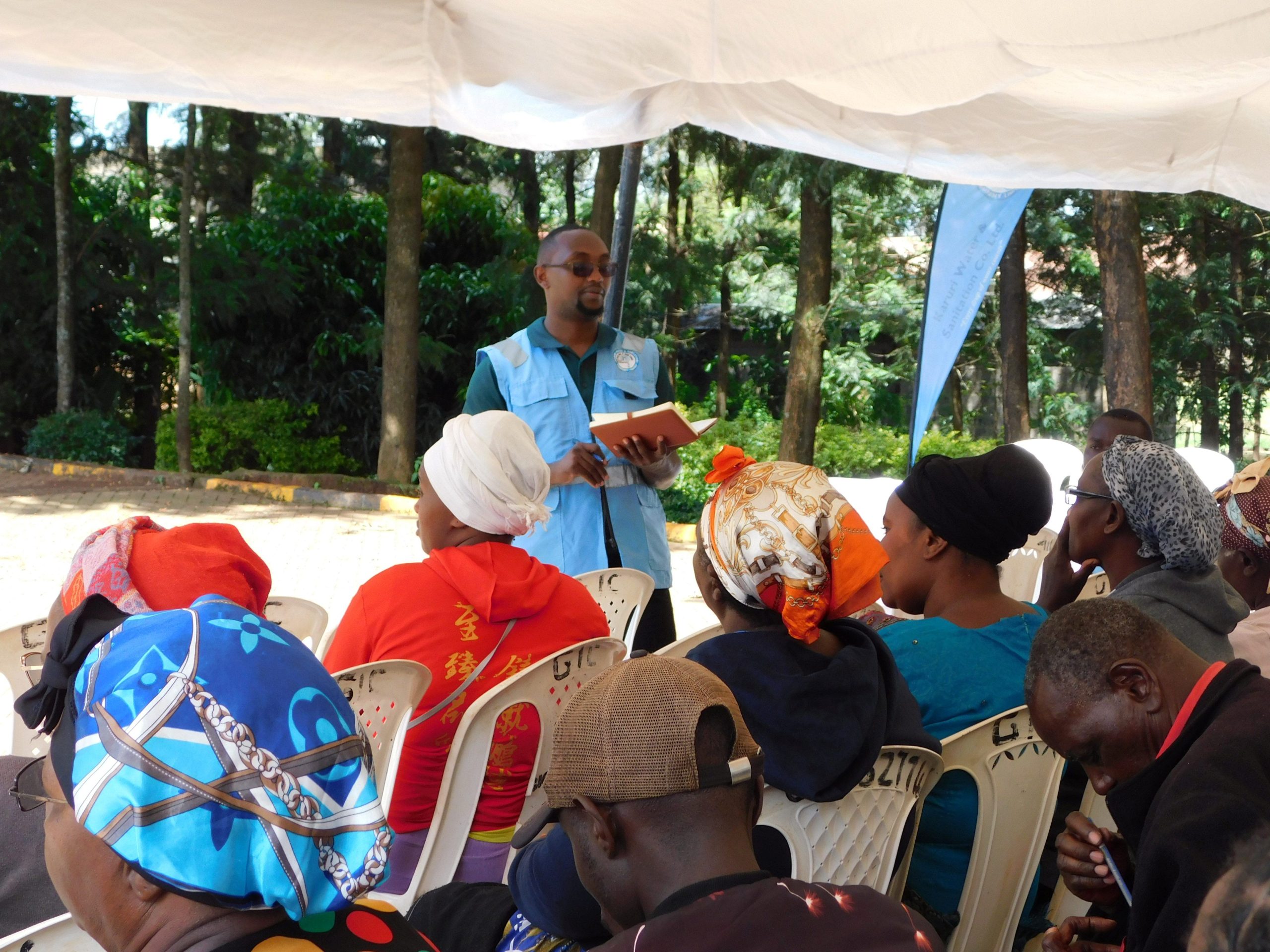 Community members at the Waguthu Scheme engagement forum