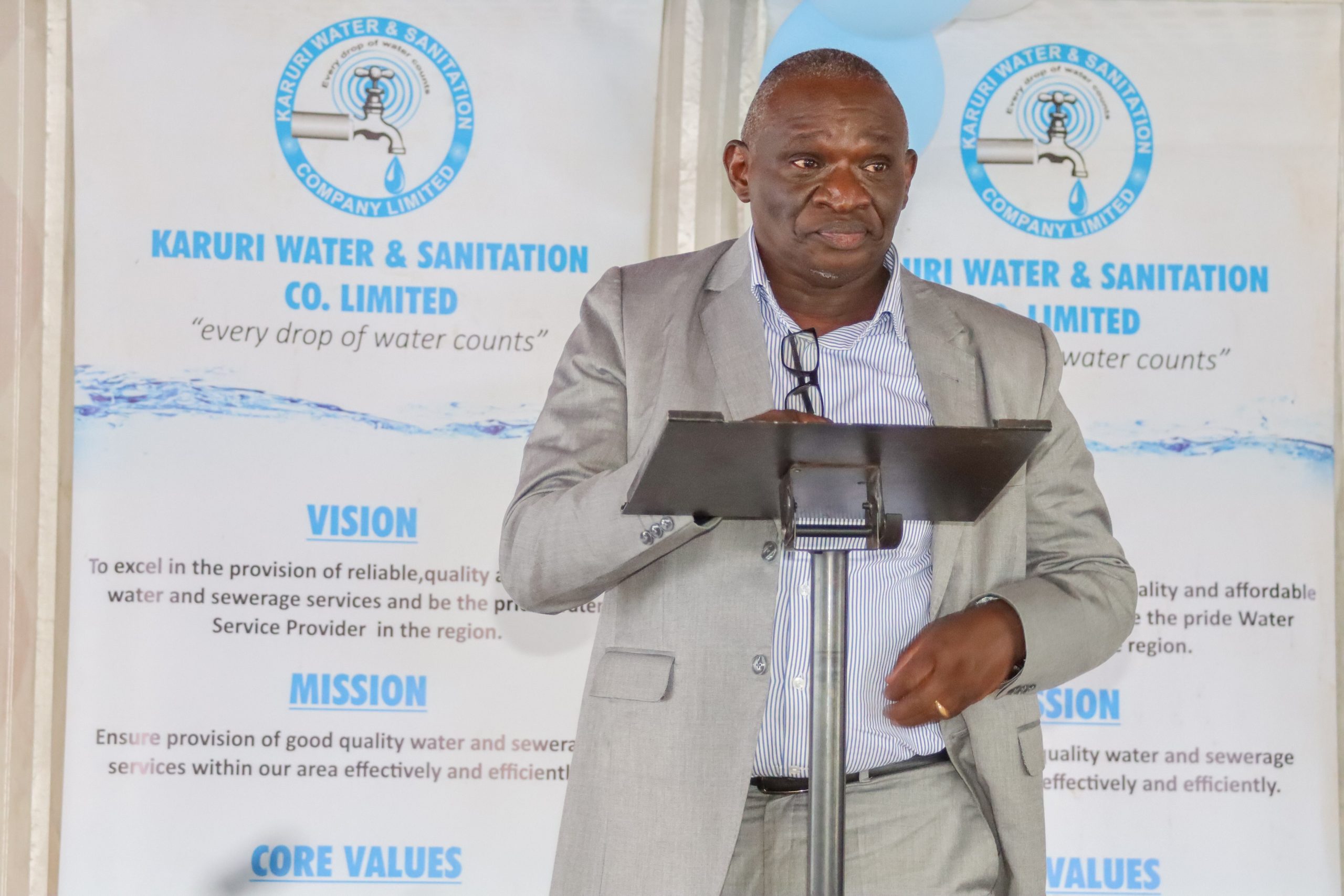 Management delivering opening remarks