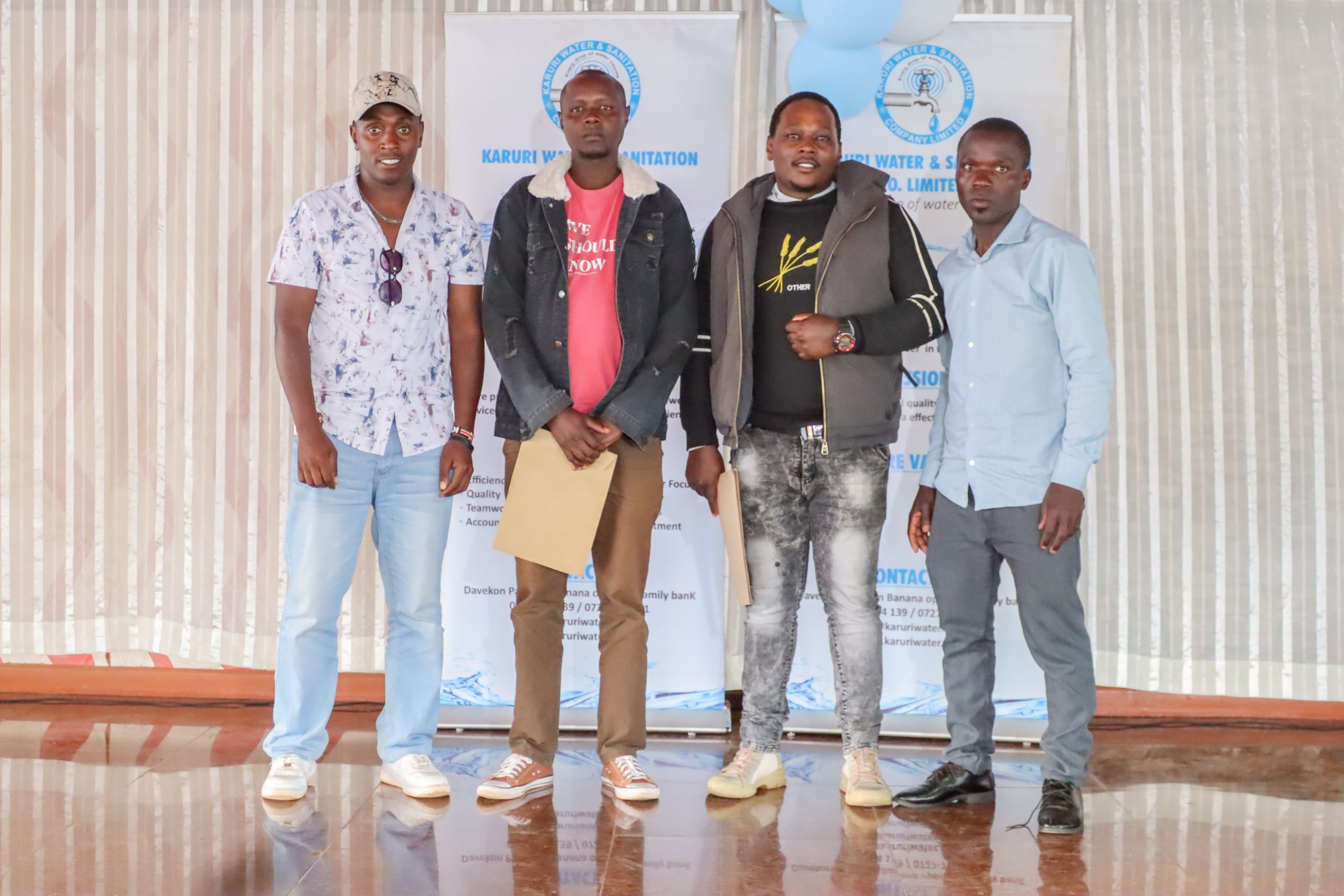 Departmental Recognition awardees called forward